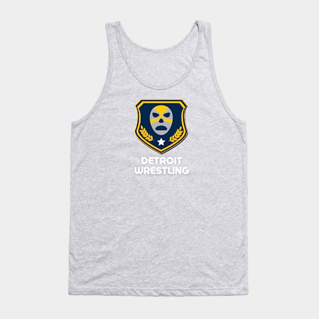 Detroit Wrestling "Walmart Blue" Tank Top by DDT Shirts